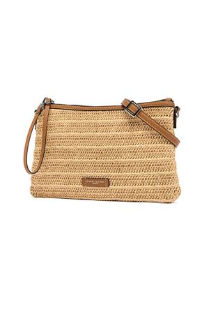 Pochette in paglia naturale GIANNI CHIARINI | BS10865COMMRVMRK064